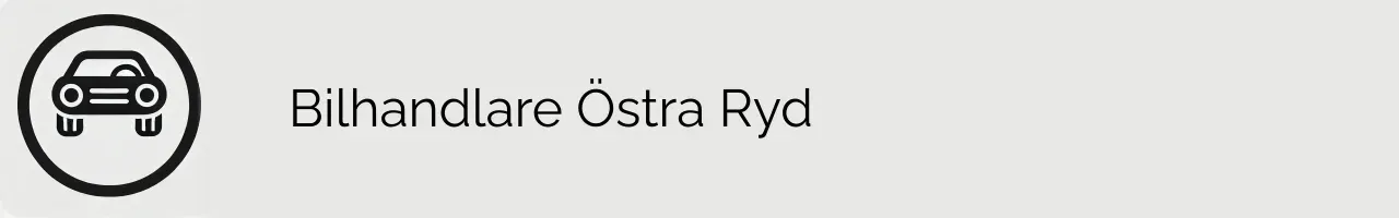 Bilhandlare Östra Ryd